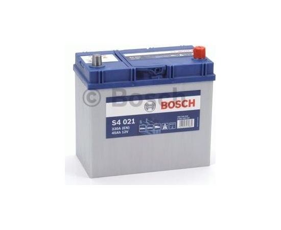 Bosch S4021 45Ah 330A (EN) 238x129x227 -/+ Startera akumulatoru baterija