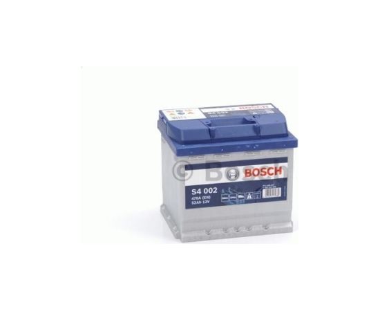 Bosch S4002 52Ah 470A (EN) 207x175x190 Startera akumulatoru baterija