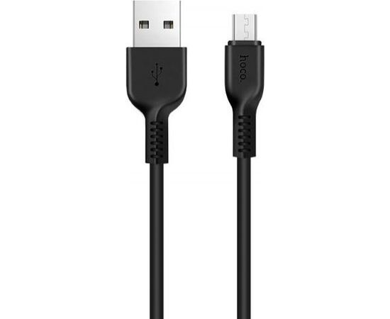 Hoco X20 Ultra Прочный-Мягкий Универсальный Micro USB на USB 3m Кабель Данных и Быстрого Заряда Черный