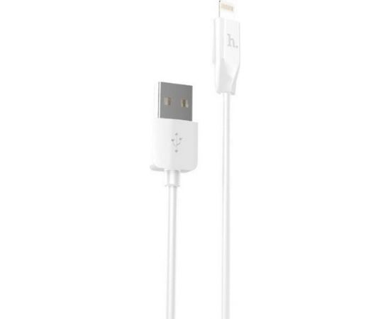 Hoco X1 Izturīgs Apple Lightning uz USB Datu & Ātrās Uzlādes Kabelis 2m (MD819) Balts