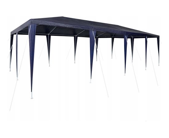 vidaXL Namiot imprezowy Niebieski 8x4 m PE Jaunumi -Dārzam