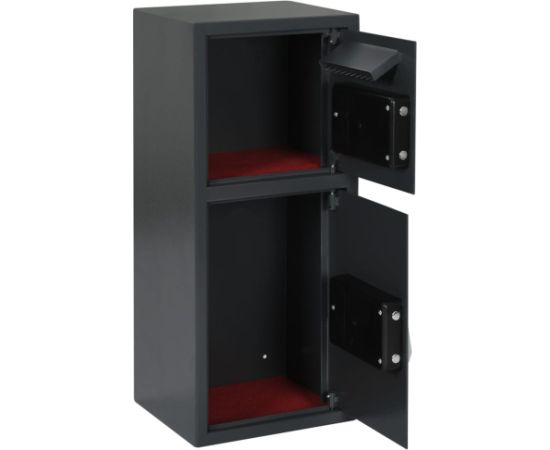 vidaXL Sejf cyfrowy Ciemnoszary 35x31x80 cm Stal Новости - Для офиса