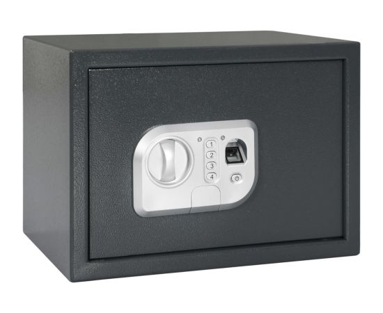 vidaXL Elektroniczny Sejf Cyfrowy z Zamkiem Odciskowym 25x35x25 cm Stal Новости - Для офиса