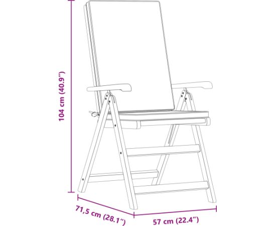 vidaXL Leżaki ogrodowe z poduszkami 4 sztuki z litego drewna tekowego Шезлонги и пляжные стулья