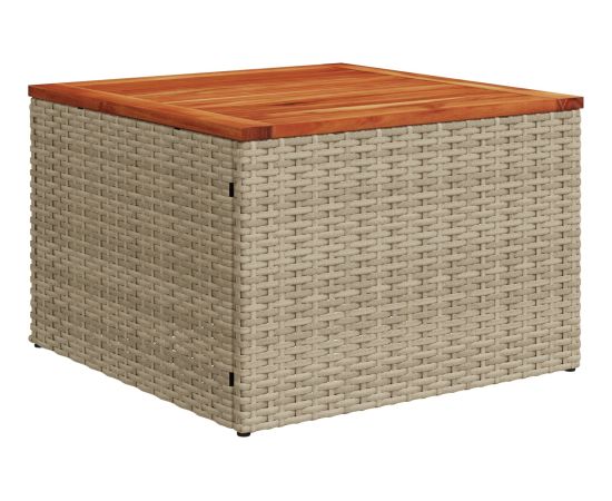 vidaXL Zestaw Sof Ogrodowych 8 Części z Poduszkami Beżowy Polirattan Akacja Dārza mēbeļu komplekti