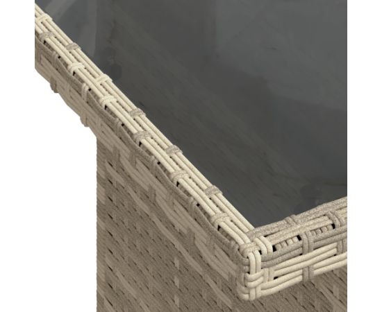 vidaXL 5-częściowy Zestaw Sof Ogrodowych z Poduszkami Jasnoszary Polirattan Dārza mēbeļu komplekti