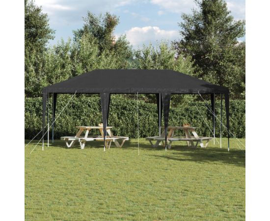 vidaXL Namiot imprezowy Antracytowy 6x4 m PE Jaunumi -Dārzam