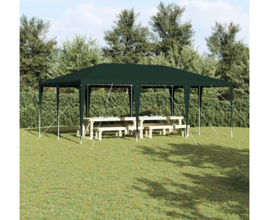vidaXL Namiot na imprezę Zielony 6x4 m PE Jaunumi -Dārzam