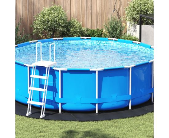 vidaXL Okrągłe Pokrycie Basenu Czarne Plastik  366 cm Велосипеды