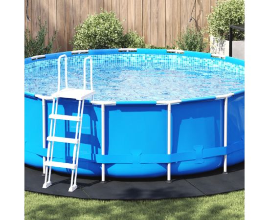 vidaXL Okrągłe Pokrycie Basenowe Czarne Plastikowe  458 cm Jaunumi - Sports