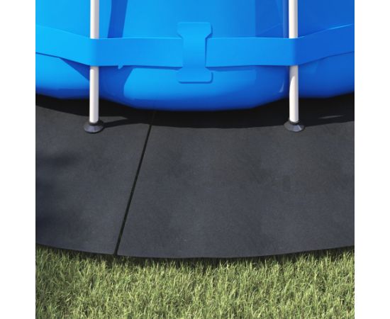 vidaXL Okrągłe Pokrycie Basenowe Czarne Plastikowe  458 cm Jaunumi - Sports