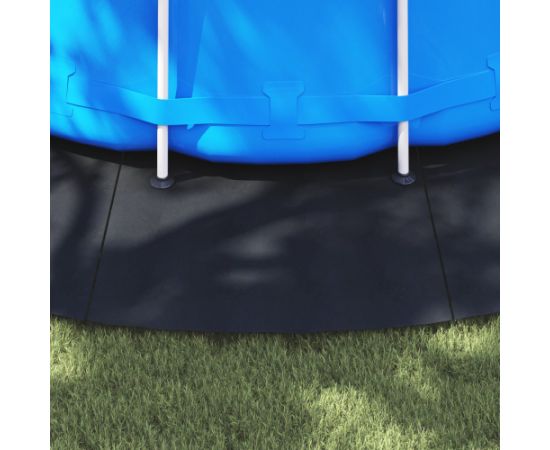 vidaXL Okrągłe pokrycie basenowe Czarny Plastikowy 610 cm Jaunumi - Sports