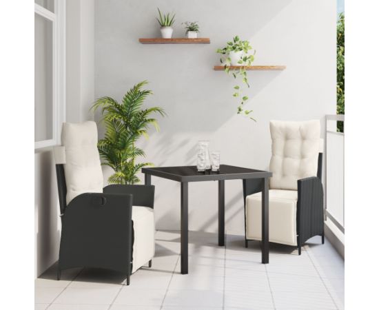 vidaXL 5-elementowy zestaw jadalny ogrodowy brązowy ratan poli Dārza mēbeļu komplekti