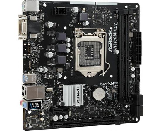 ASRock H310CM-DVS , INTEL H310 Series, LGA1151, supports DDR4 2666, 4 x SATA3