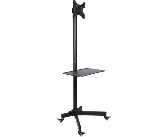 Techly Mobile stand for TV LCD/LED/Plasma 19''-37'' 20kg VESA tilting with shelf