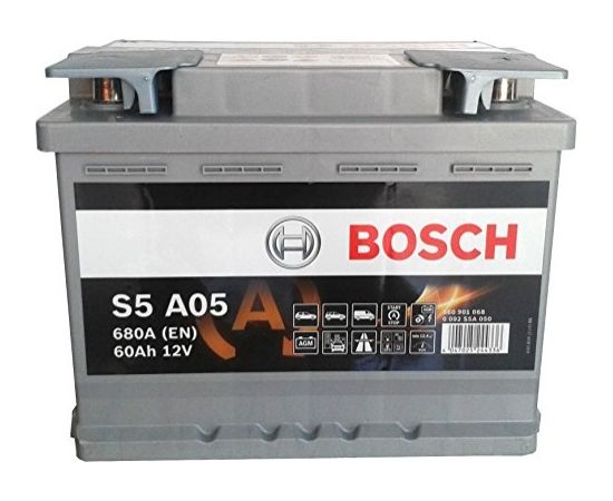 BOSCH S5A05 60Ah 680A (EN) 242x175x190 12V