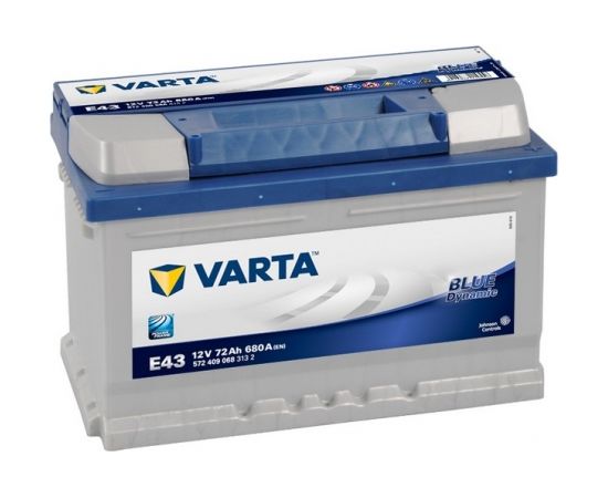 VARTA BLUE E43 72Ah 680A (EN) 278x175x175 12V