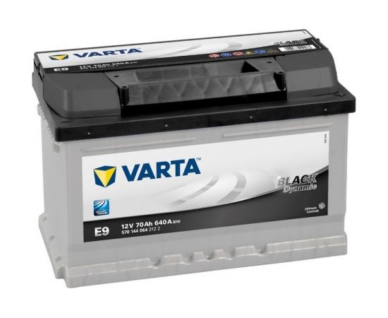 Varta BLACK 70Ah 640A (EN) 278x175x175 12V