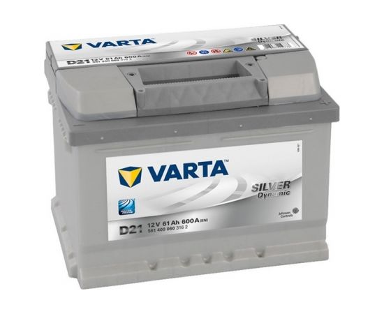 VARTA SILVER D21 61Ah 600A (EN) 242x175x175 12V