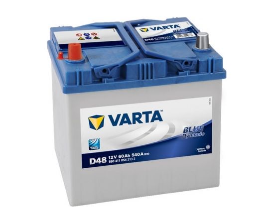 Varta D48 Blue 60Ah 540A (EN) 232x173x225 12V Akumulators