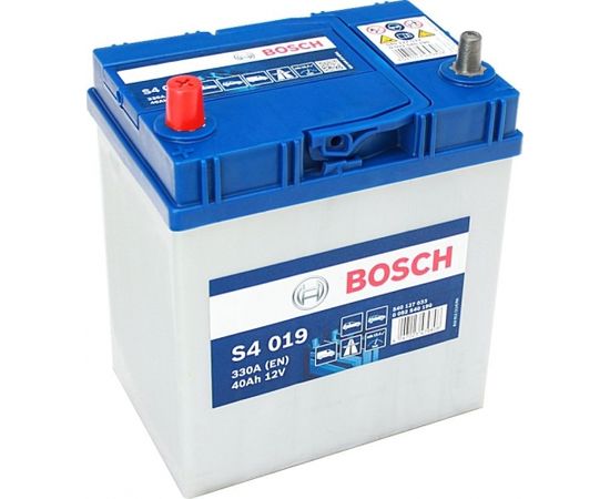 BOSCH S4019 40Ah 330A (EN) 187x127x227 12V