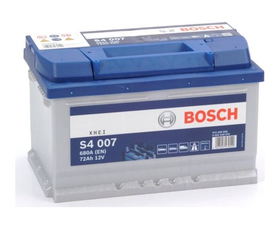 BOSCH S4007 72Ah 680A (EN) 278x175x175 12V Akumulators