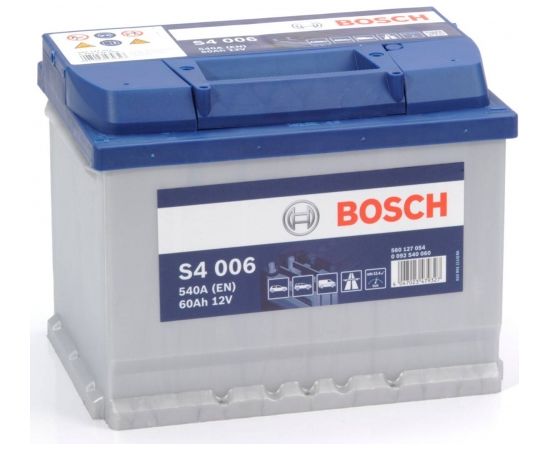 BOSCH S4006 60Ah 540A (EN) 242x175x190 12V Startera akumulatoru baterija