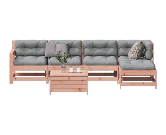 vidaXL 6-cz. zestaw wypoczynkowy do ogrodu, z poduszkami, daglezja Dārza mēbeļu komplekti