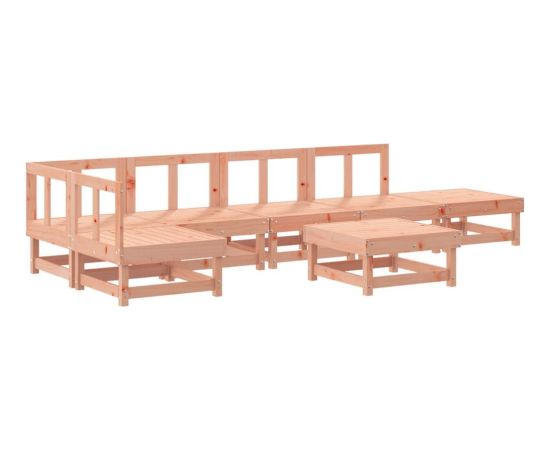 vidaXL 7-cz. zestaw mebli ogrodowych, lite drewno daglezjowe Dārza mēbeļu komplekti