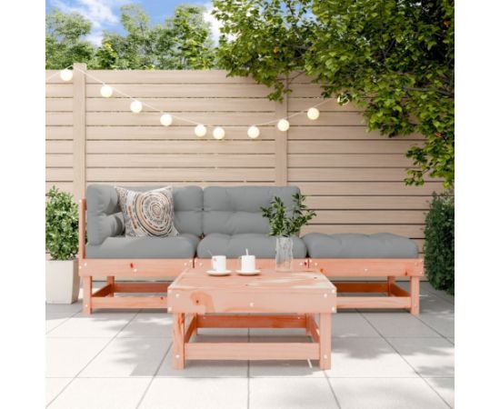 vidaXL 4-cz. zestaw mebli ogrodowych, lite drewno daglezjowe Dārza mēbeļu komplekti