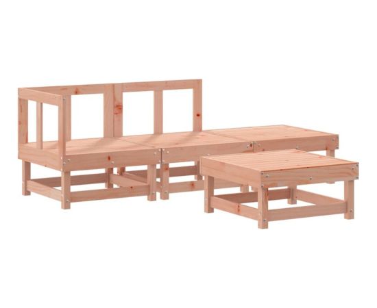 vidaXL 4-cz. zestaw mebli ogrodowych, lite drewno daglezjowe Dārza mēbeļu komplekti