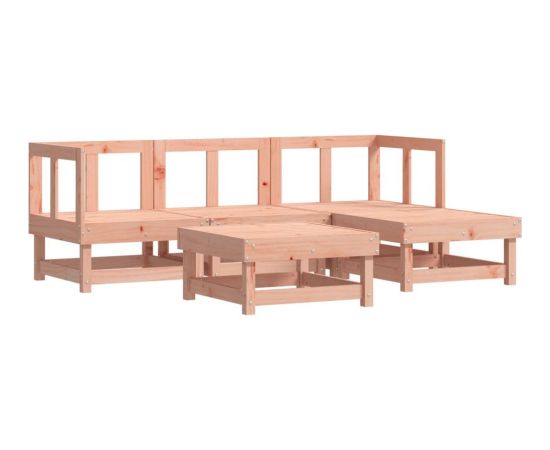 vidaXL 5-częściowy zestaw mebli ogrodowych, lite drewno daglezjowe Dārza mēbeļu komplekti