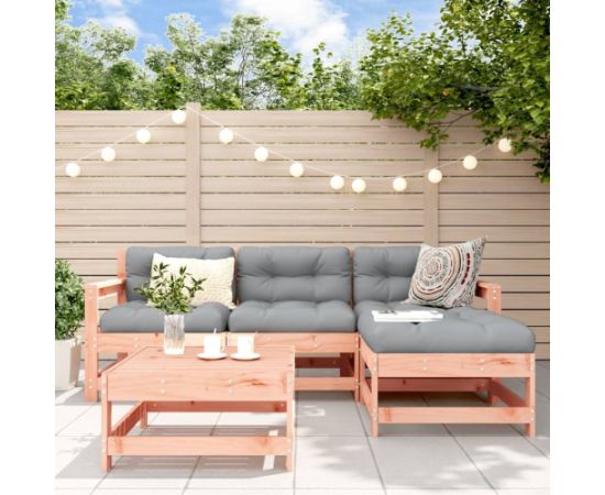 vidaXL 5-częściowy zestaw mebli ogrodowych, lite drewno daglezjowe Dārza mēbeļu komplekti