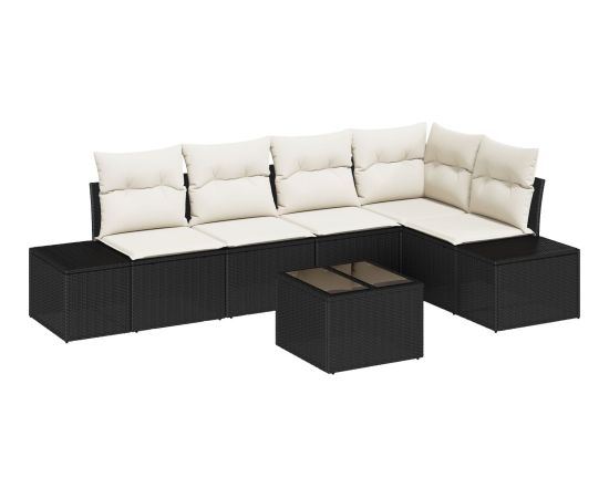 vidaXL 5-częściowy zestaw sof ogrodowych z poduszkami w kolorze brązowym z polirattanu Dārza mēbeļu komplekti