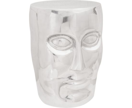 Vidaxl Hoker Srebrny 33x33x45 cm Aluminium Virtuves krēsli