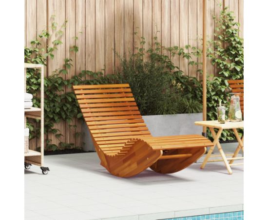 vidaXL Leżaki Słoneczne Naturalne drewno Drewno teakowe Standardowy Шезлонги и пляжные стулья