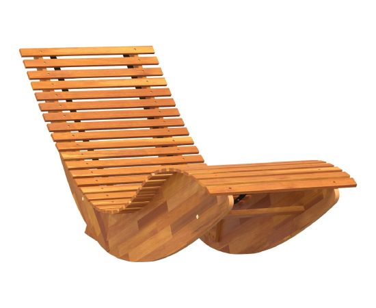 vidaXL Leżaki Słoneczne Naturalne drewno Drewno teakowe Standardowy Шезлонги и пляжные стулья