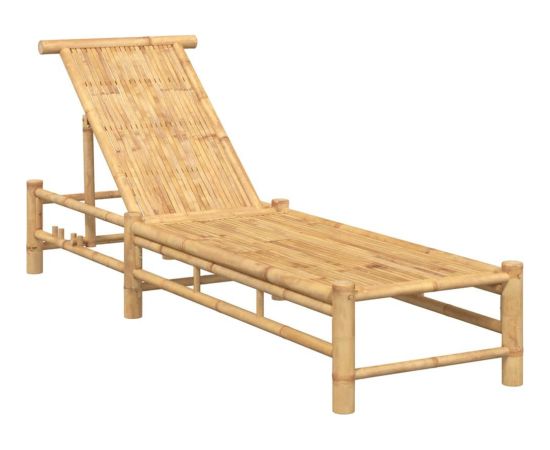 Vidaxl Leżak, 55x199x30 cm, bambus Шезлонги и пляжные стулья