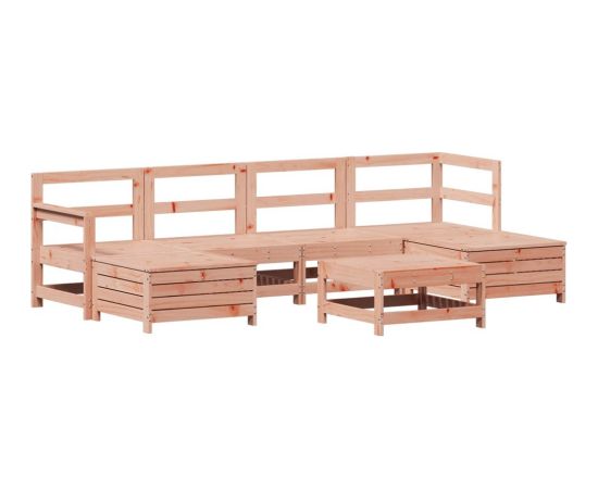 vidaXL 7-częściowy zestaw wypoczynkowy do ogrodu, lite drewno daglezjowe Dārza mēbeļu komplekti