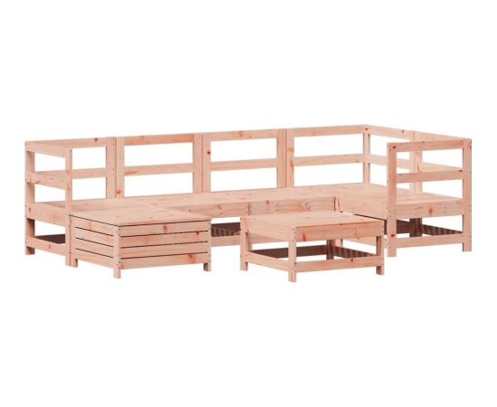 vidaXL 7-częściowy zestaw wypoczynkowy do ogrodu, lite drewno daglezjowe Dārza mēbeļu komplekti