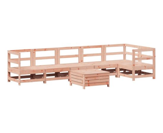 vidaXL 7-cz. zestaw wypoczynkowy do ogrodu, lite drewno daglezjowe Dārza mēbeļu komplekti