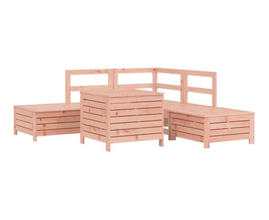 vidaXL 6-częściowy zestaw wypoczynkowy do ogrodu, drewno daglezjowe Dārza mēbeļu komplekti