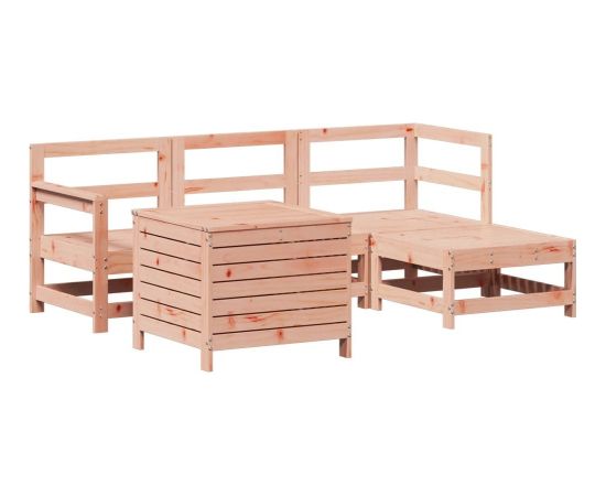 vidaXL 5-cz. zestaw wypoczynkowy do ogrodu, lite drewno daglezjowe Dārza mēbeļu komplekti