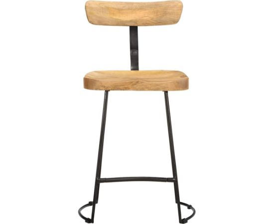 vidaXL Hokery barowe 2 szt. 49x43x79 cm Drewno lite Mango Virtuves krēsli