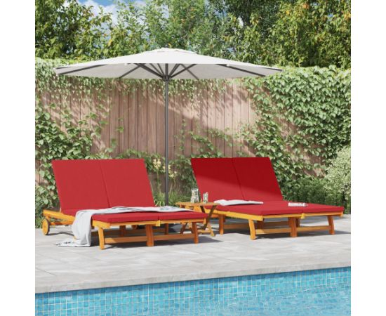 vidaXL Leżak słoneczny Zestaw 2 Шезлонги и пляжные стулья