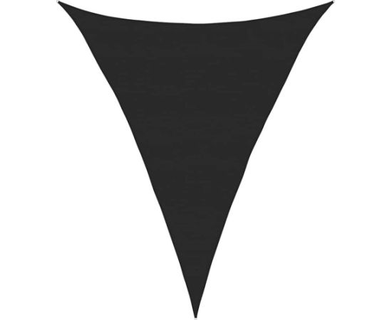 vidaXL Żagiel przeciwsłoneczny, 160 g/m, trójkątny, czarny, 5x7x7 m Новинки Для дома и сада 