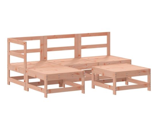 Vidaxl 5-częściowy zestaw mebli ogrodowych, lite drewno daglezjowe Dārza mēbeļu komplekti