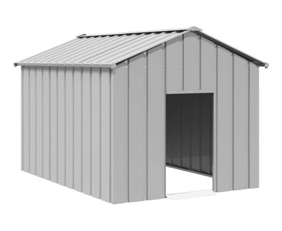 vidaXL vidaXL Buda dla psa z dachem, 113x153x101 cm, stal galwanizowana Guļvieta mājdzīvniekiem