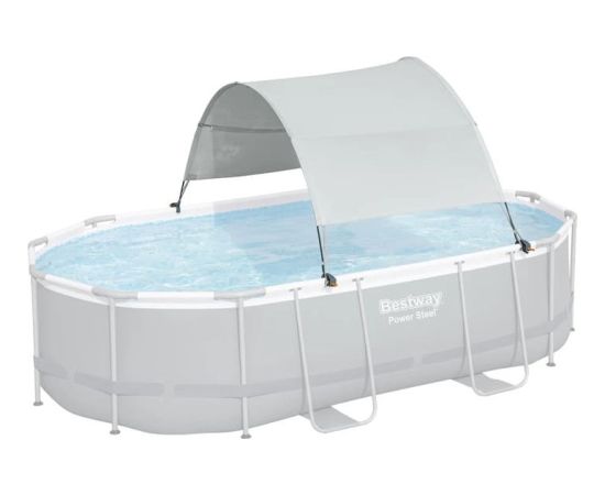 Bestway Zadaszenie do basenu naziemnego, białe Jaunumi - Sports
