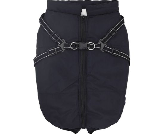 vidaXL vidaXL Płaszcz dla psa z szelkami, wodoodporny, granatowy, 3XL Citas preces